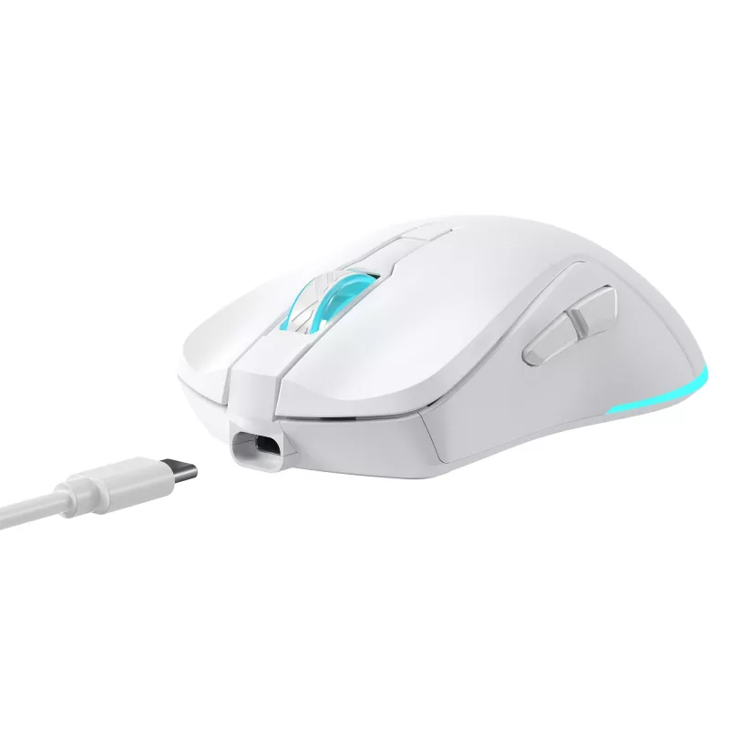 Ratón Baracuda BGM-122 Turtle blanco TURTLE-W