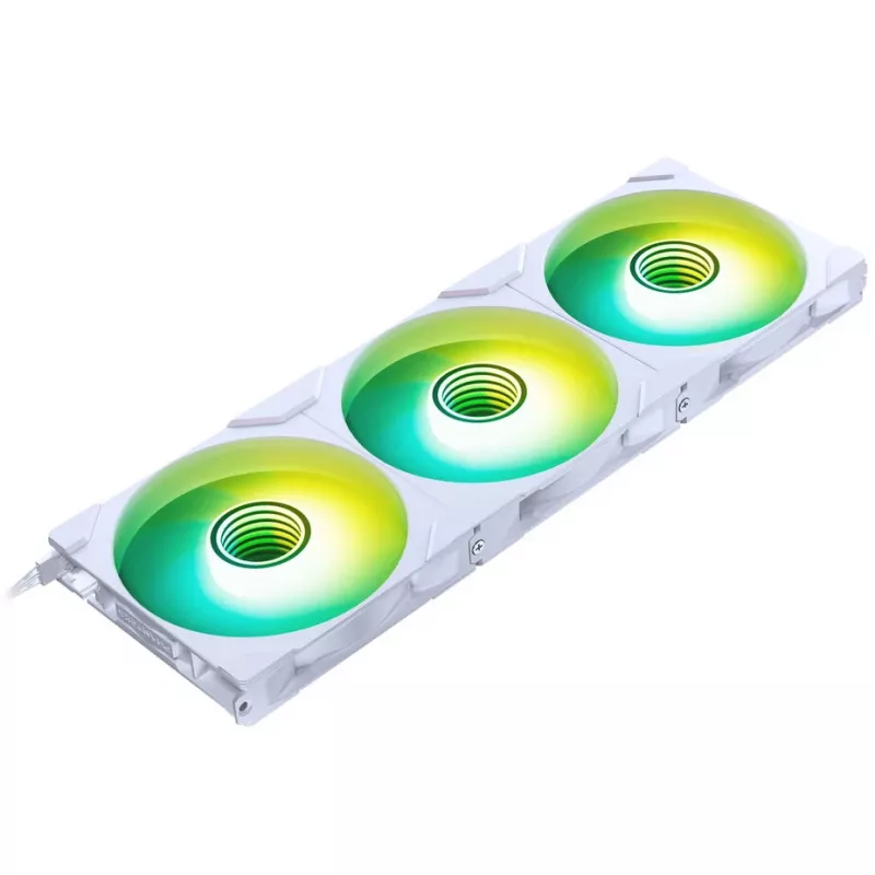 Caja PC PHANTEKS NV Series NV7 E-ATX, cristal templado, ARGB - Blanco y Ventiladores M25 Gen2 PWM D-RGB pack de 3 - Reverse Blade, 140 mm + Kit DRGB