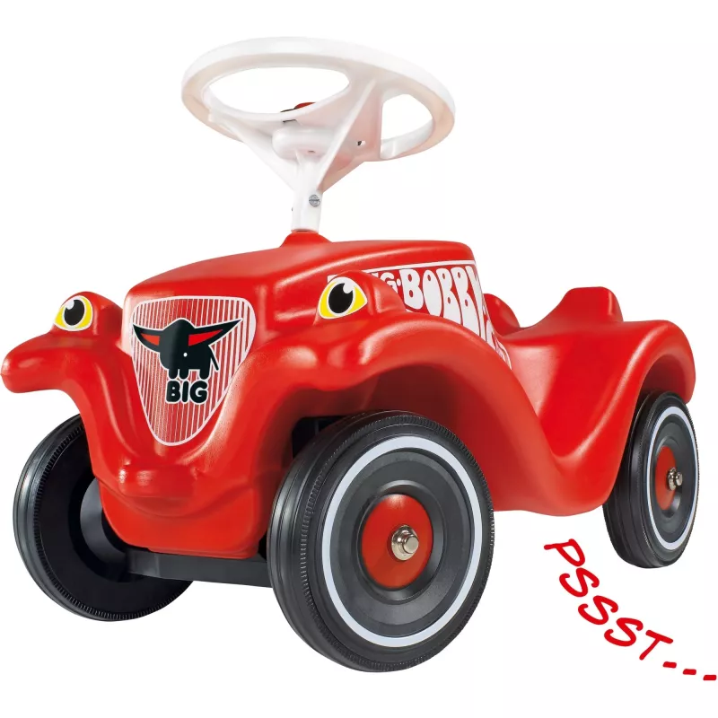 Correpasillos Simba-Dickie BIG Bobby Car Classic rojo con Whisper Wheels y cuidado del calzado