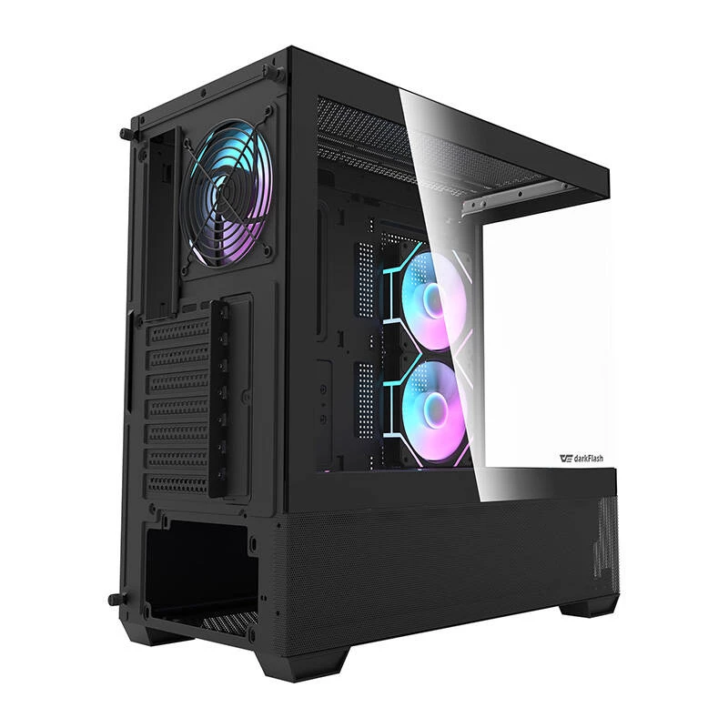 Caja de ordenador Darkflash DS900 AIR, ATX, negra