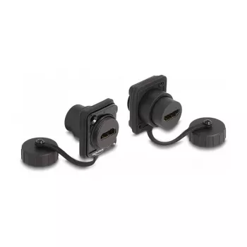 Módulo D-Type DeLOCK HDMI-A conector hembra a conector hembra IP67 impermeable