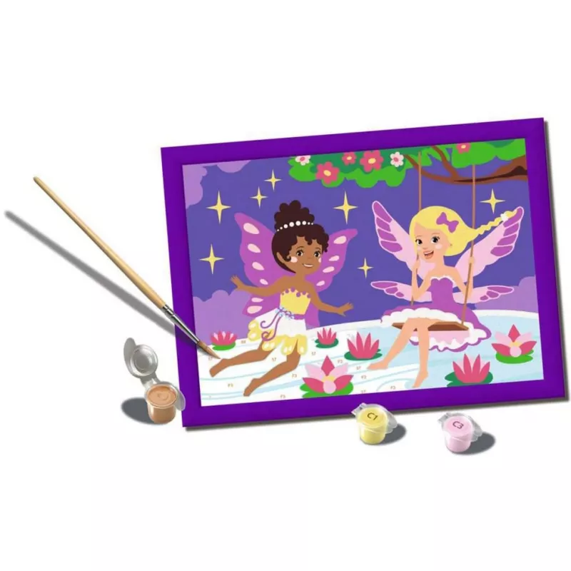 Set de pintura Ravensburger CreArt – Amigas hadas (set de pintura infantil)