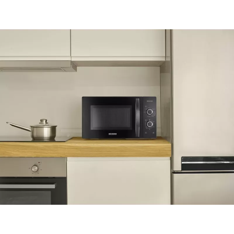 Microondas combinado Severin MW 7785 25L 800W negro