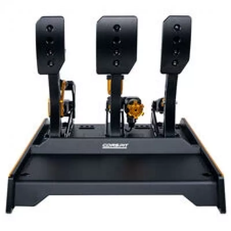 Set de pedales CONSPIT CPP EVO 3 V2 con cilindro de freno hidráulico y embrague - negro
