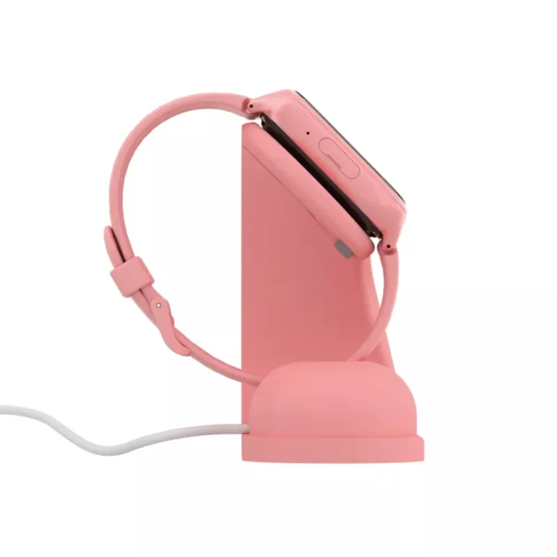 Base de carga Stelio ST-CHS01-PK Junior rosa – base de carga USB para teléfonos y tablets, puerto único, compacta