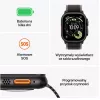 Smartwatch Apple Watch Ultra 3 GPS + Cellular 49mm Caja de titanio negro con milanesa de titanio negra mediana