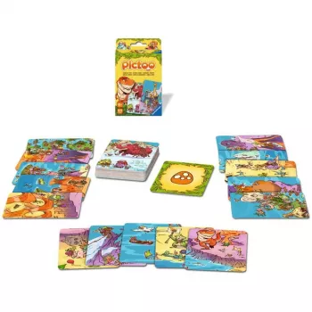 Pictoo Dino-Welt, juego de cartas