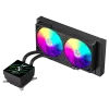 Refrigeración líquida para CPU Gamemax | GLACIER 240 LCD BK | Intel, AMD