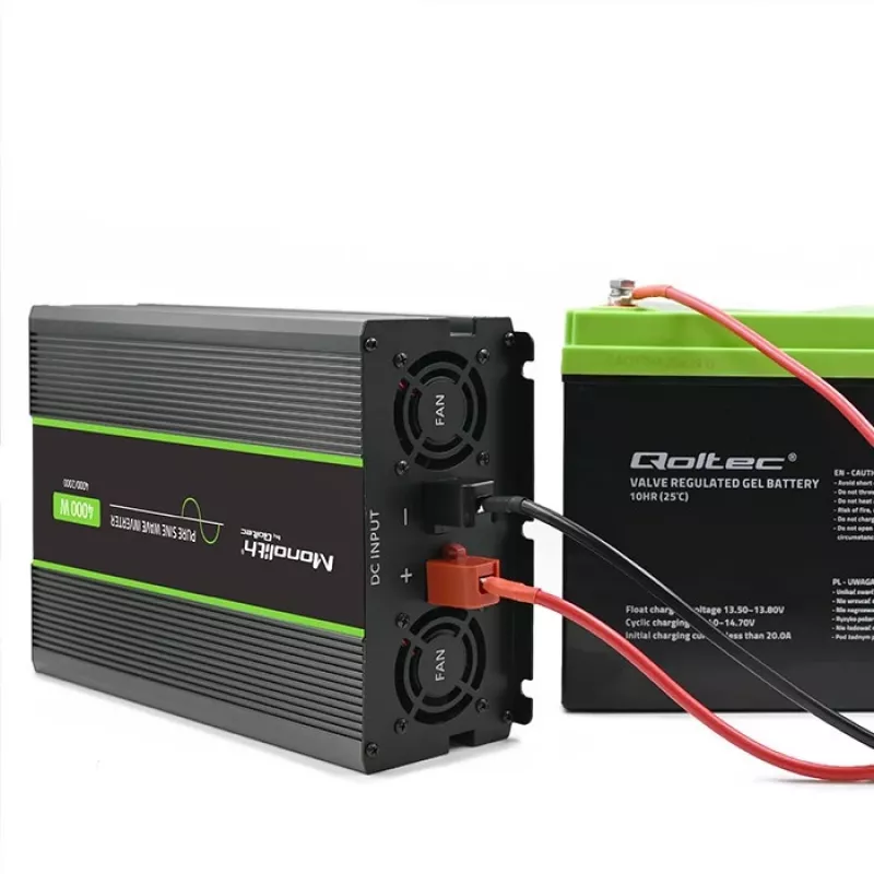 Qoltec Monolith Fuente de alimentación para coche 4000 W Negro