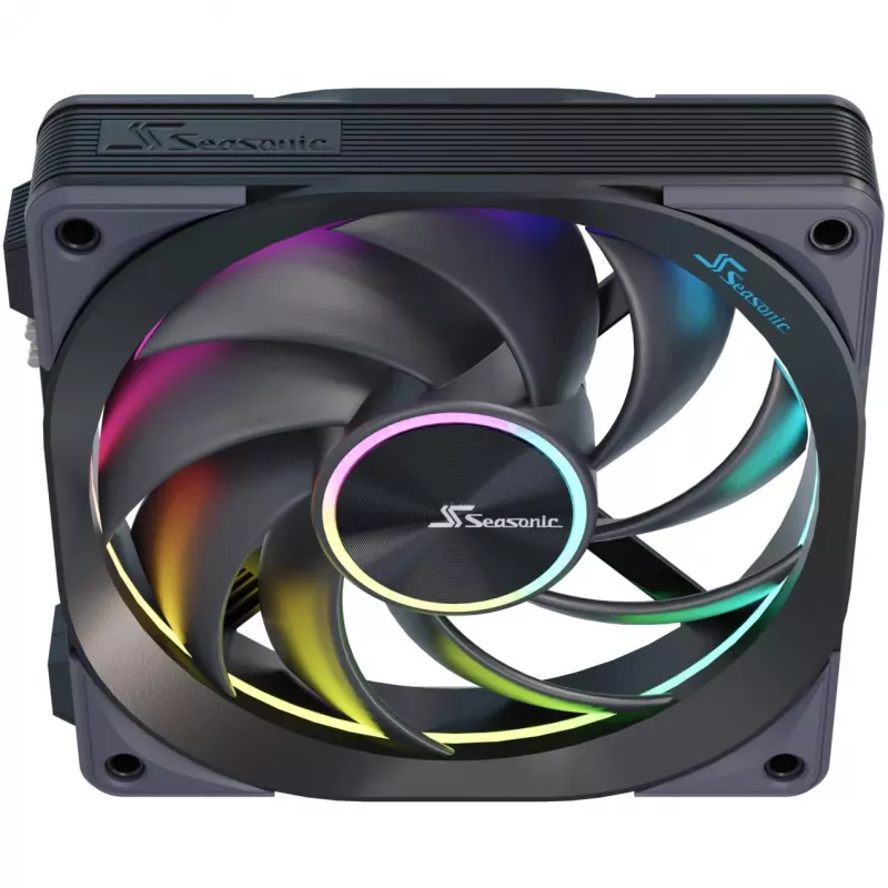 Ventilador Seasonic MagFlow ARGB 12 cm 2000 RPM negro