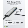 Goobay hub USB slim de 4 puertos USB-C a/USB-A 5 Gbit/s - conector USB 3.2 (76563)