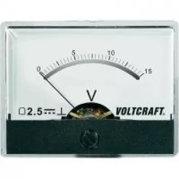 Voltcraft AM-60X46/15V/DC instrumento de panel AM-60X46/15V/DC 15 V galvanómetro de bobina móvil (AM-60X46/15V/DC)