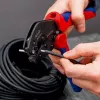 Herramienta de crimpar Knipex 97 33 03 MultiCrimp para conectores fotovoltaicos MC4 y MC4 EVO2
