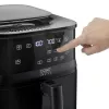 Freidora de aire Caso Steam and AirFry 700, 1700 W, 7 L, negro