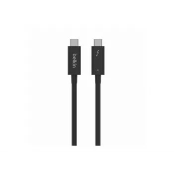 Belkin CONNECT - Cable Thunderbolt - 24 pin USB-C (M) reversible a 24 pin USB-C (M) reversible - Thunderbolt 4 - 1,0 m - pasivo, alimentación USB (10