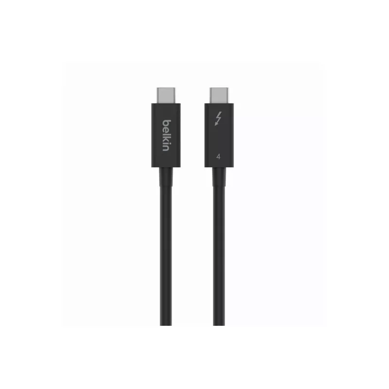 Belkin CONNECT - Cable Thunderbolt - 24 pin USB-C (M) reversible a 24 pin USB-C (M) reversible - Thunderbolt 4 - 1,0 m - pasivo, alimentación USB (10