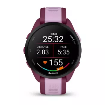 Smartwatch GARMIN Forerunner 165 Music, 43 mm carcasa de polímero, 1,2