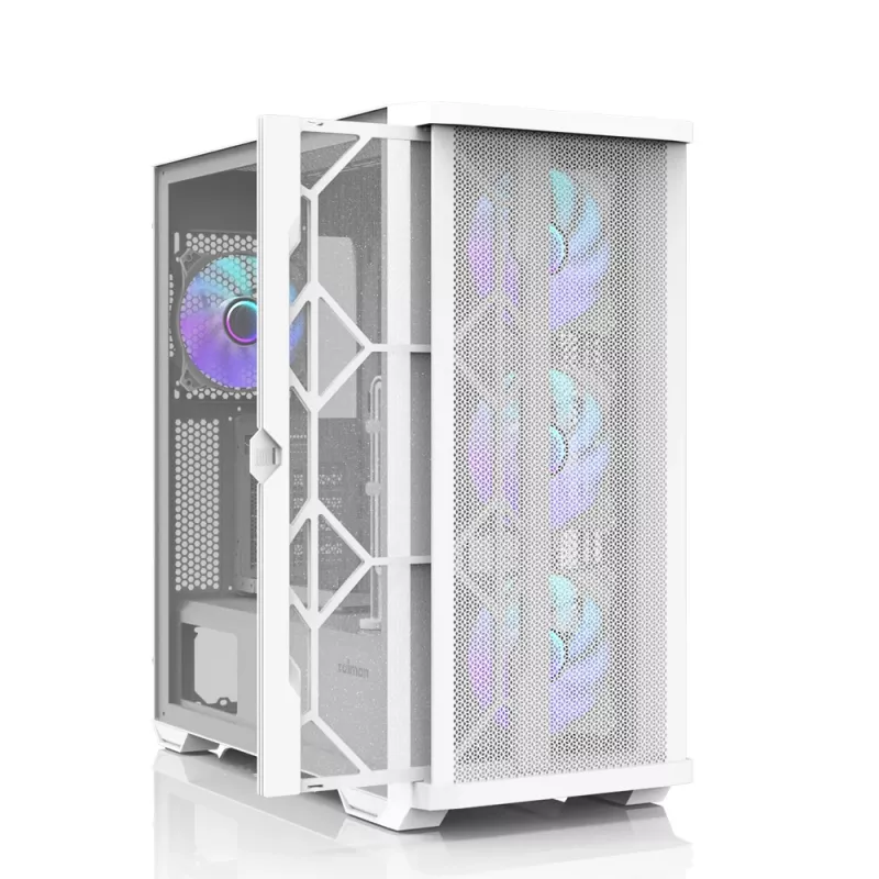 Zalman Z10 DUO ATX ZM-IF120 x4 blanco
