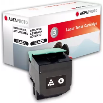 Cartucho de tóner compatible negro (alternativa a Lexmark 80C0X10, Lexmark 800X1) para Lexmark CX510de