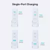 Cargador de sobremesa Unitek P1228AWH01-EU 70W 2×USB-A 2×USB-C