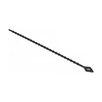 DeLOCK brida de cable con cuentas 19568 L 150 x An 2,4 mm negra 100 uds.