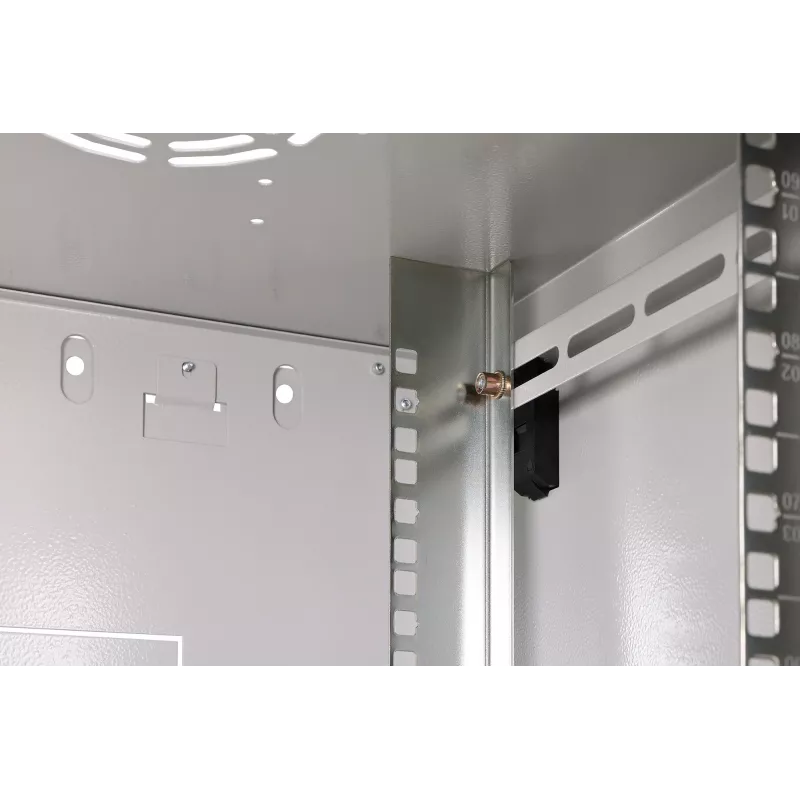 Carcasa rack de pared de 9U DIGITUS Dynamic-N DN-37104, 600 x 450 mm, IP20, cerradura con llave, sin montar