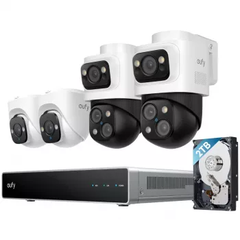 EUFY sistema de seguridad NVR S4 cámara Bullet-PTZ+ Turret (E8E00325)