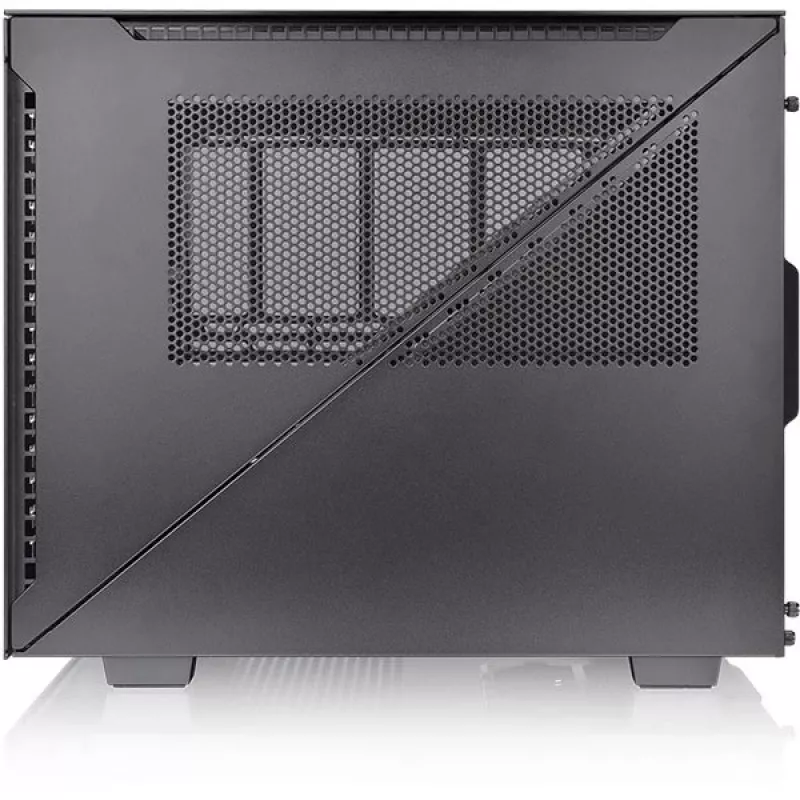 Caja de PC Thermaltake Divider 200 TG Air Micro Tower negra