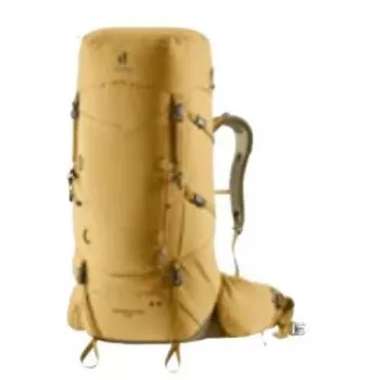 Mochila DEUTER Aircontact Core 60+10 – 60 L (ampliable +10 L), 2,1 kg, unisex, amarilla