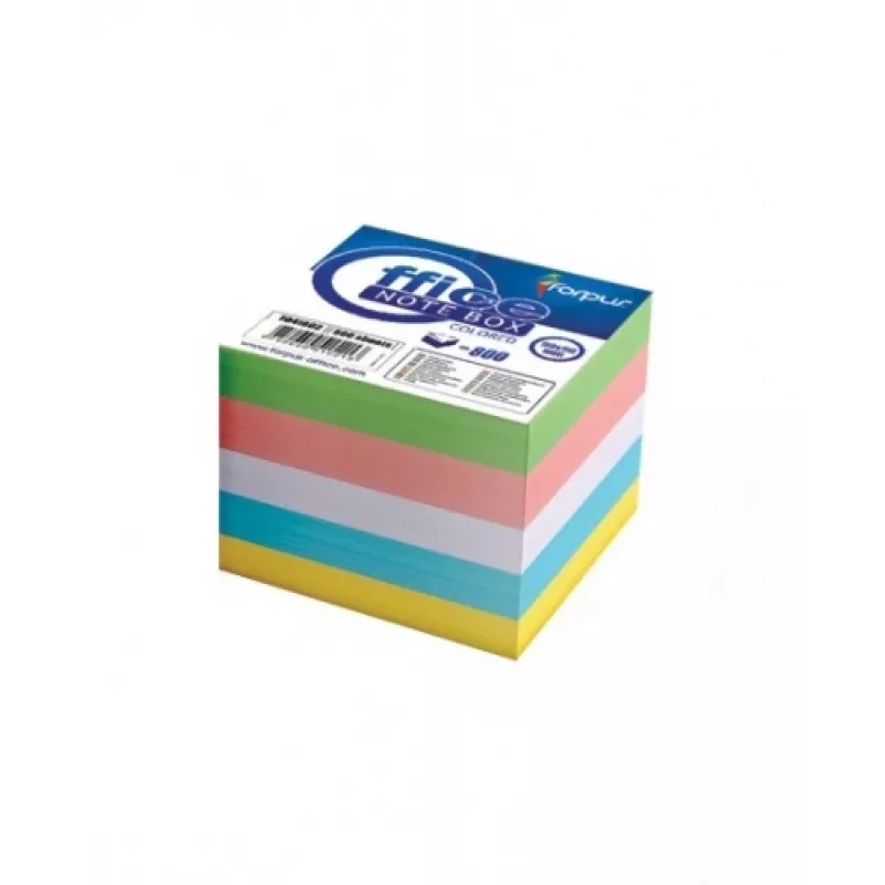 Notas Forpus, 8,5x8,5 cm, surtidas, sin encolar (800) 0716-008