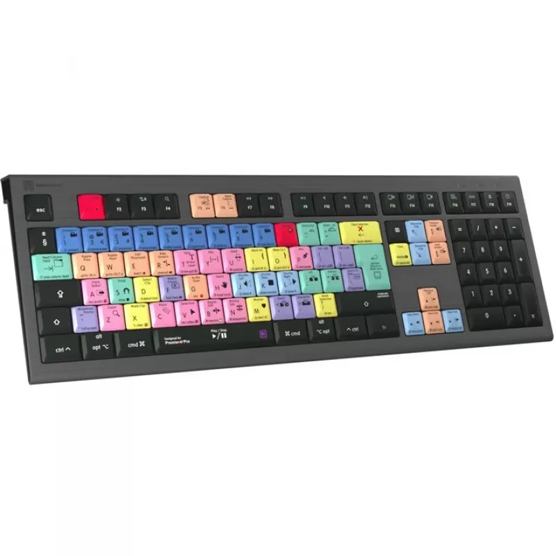 Teclado Logickeyboard LKB-PPROCC-A2M-UK USB QWERTY Inglés Negro (LKB-PPROCC-A2M-UK)