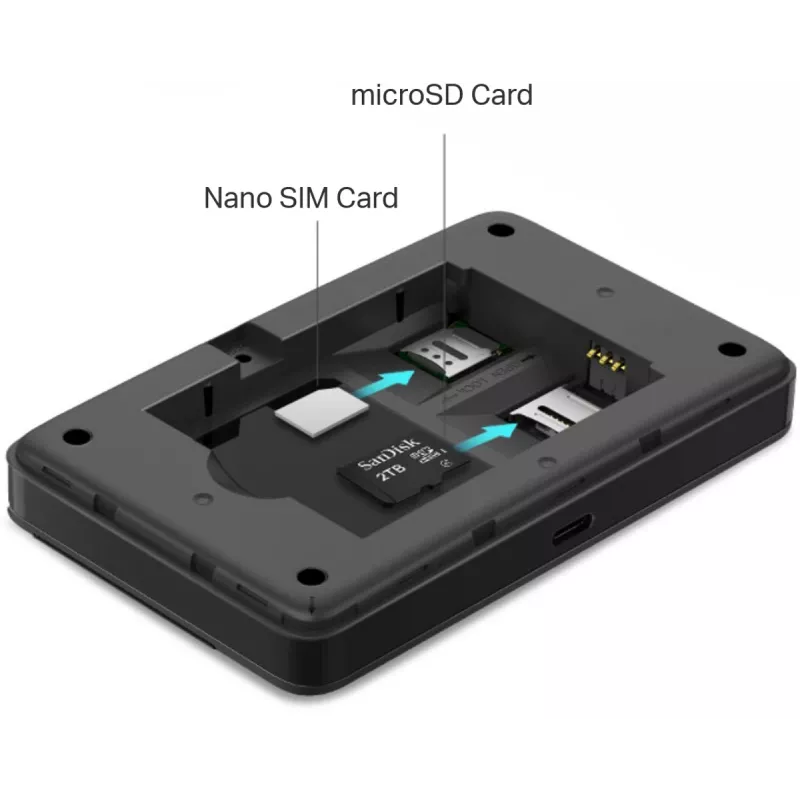 Router Wi-Fi móvil 4G LTE TP-LINK M7352 150Mbps — hotspot portátil con ranura microSD