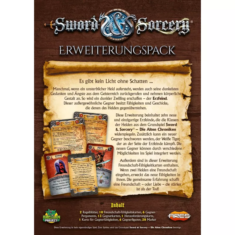 Sword & Sorcery: The Ancient Chronicles – Erzfeinde, expansión de juego de mesa