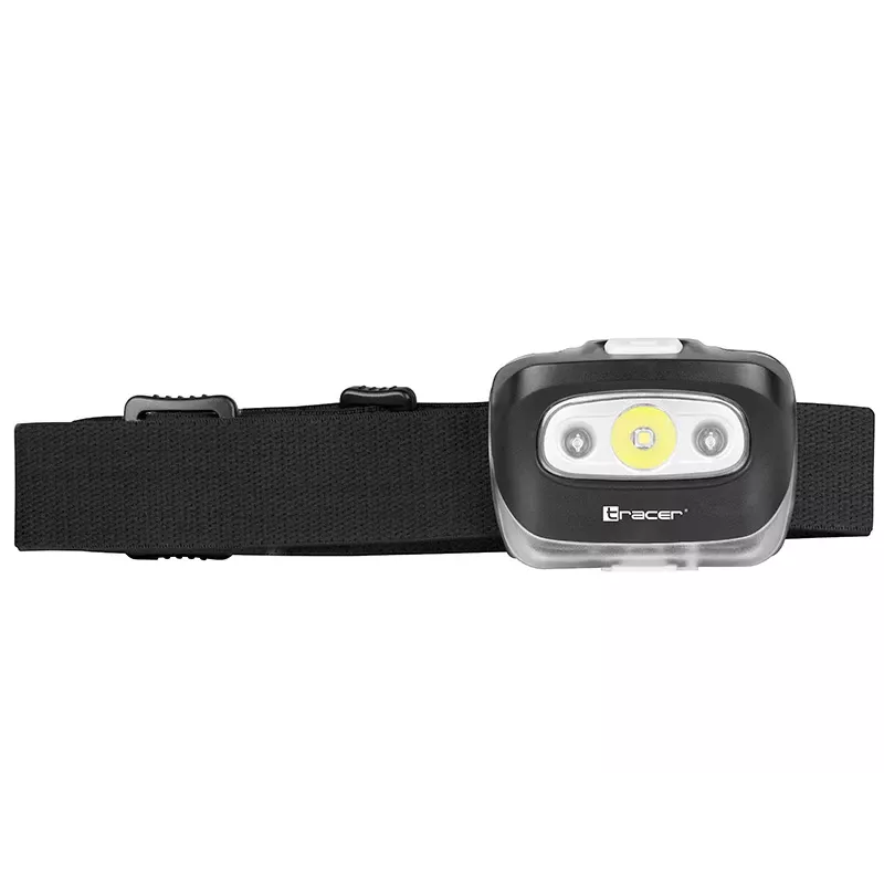 Linterna frontal Tracer TRAOSW47013 LED negra 1200 mAh USB