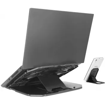 Soporte para portátil Lenovo 4XF1A19885 negro regulable en altura 0-190mm
