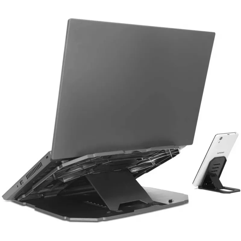 Soporte para portátil Lenovo 4XF1A19885 negro regulable en altura 0-190mm