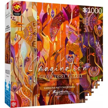 Puzle Good Loot Imagination - Karolina Matyjaszkowicz: En la espesura de los pájaros - Un tríptico 1000 piezas