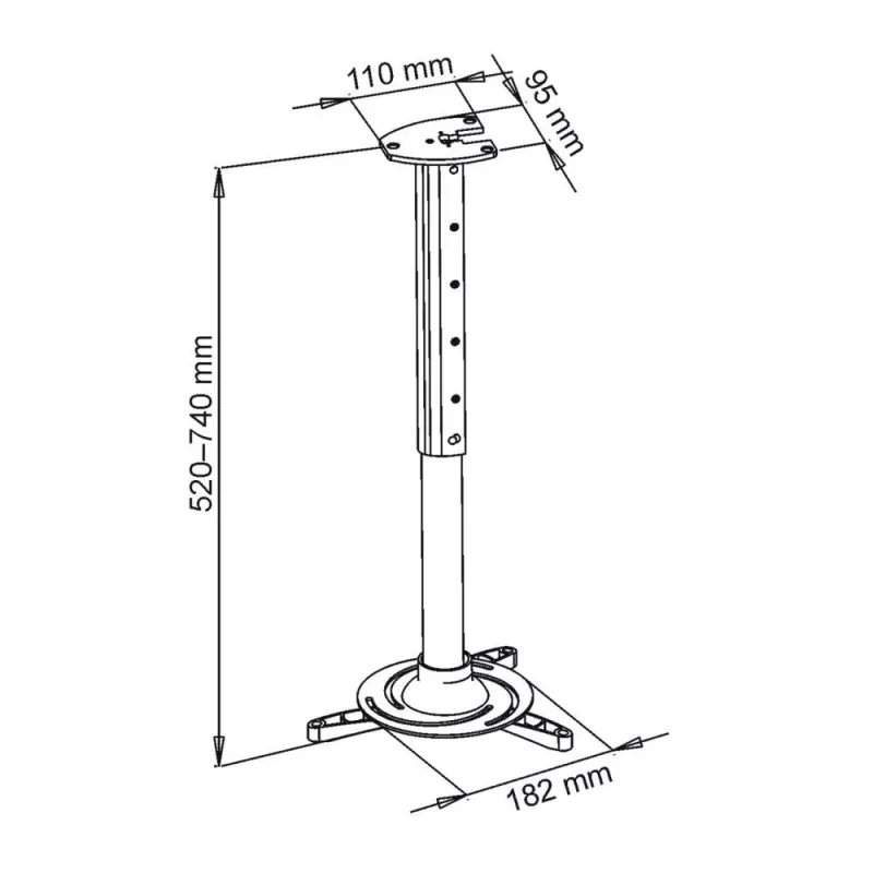 Soporte de techo ART P-102