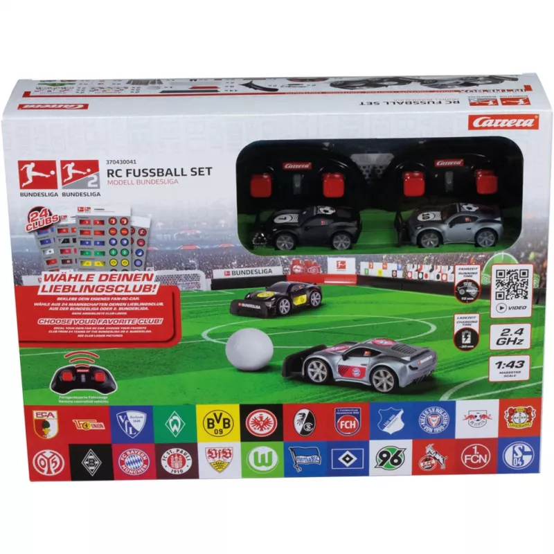 Carrera Bundesliga - Set de fútbol RC 2,4 GHz (370430041)