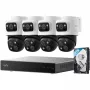 Grabador de seguridad NVR Eufy S4 Max — 8 canales, 4K (3840×2160), HDD 2 TB (hasta 16 TB), negro/gris/blanco