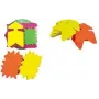 Hojas de etiquetas agipa 12950 — etiquetas de señalización 80 x 120 mm, amarillo-naranja, 50 uds.
