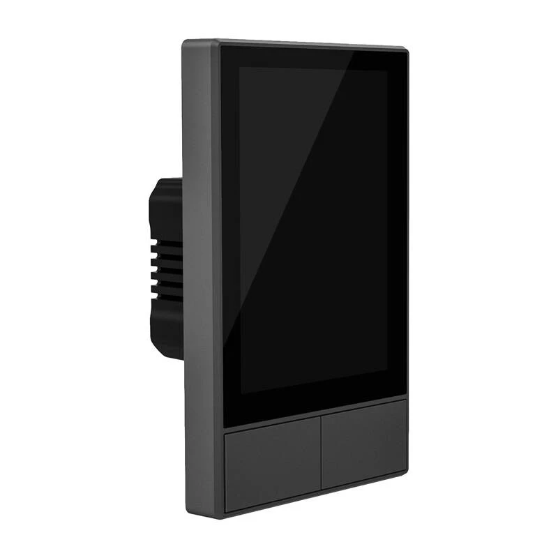 Panel de control inteligente de pared Wi-Fi Sonoff NSPanel negro 120 mm