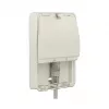 Delock 86262 Caja Keystone de superficie, 3 puertos, blanca (RAL 9010)