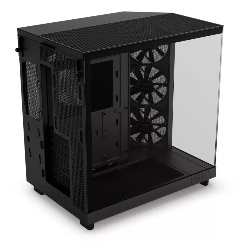 Torre Midi NZXT H6 Flow - negro