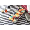 Funda protectora iKins para Apple iPhone 8/7 — mosaico blanco