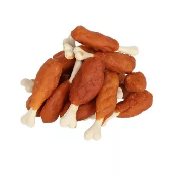 Snack de higiene dental para perros Hilton Chicken Legs 500 g — snack dental natural con sabor a pollo, sin gluten