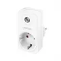 LogiLink PA0263 Adaptador de enchufe con sensor crepuscular, blanco, tipo F
