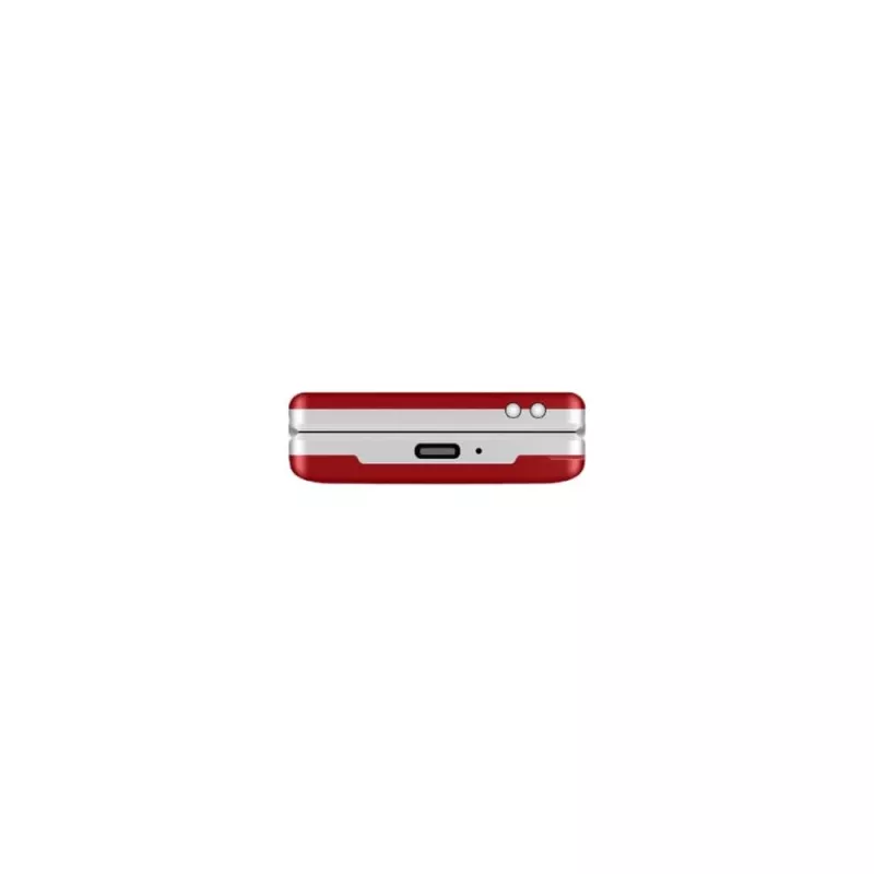 Maxcom MM835L teléfono de tapa 4G, Dual SIM, 3,5 pulgadas (8,89 cm), USB-C, rojo