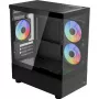 Caja de ordenador Micro/Mini-ITX AEROCOOL Geh Viewport Mini-G-BK-v4 ARGB negra