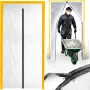 Puerta protectora contra polvo para reformas Xxl, cortina antipolvo 230X135 recta